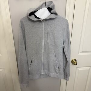 Lululemon Men’s Gray Zip-Up Hoodie XL